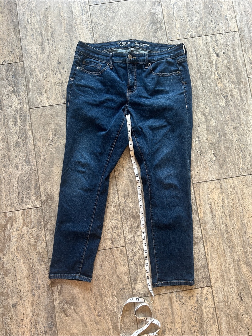 torrid Dark Indigo Straight Leg Jeans
